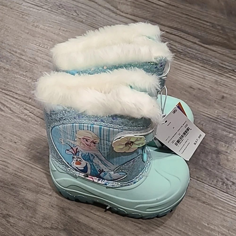 Disney Frozen Blue Light Up Snow Boots